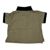 Age 2 Ralph Lauren Striped Polo Shirt - 3XS Navy Cotton