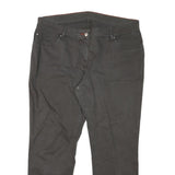 CONTE OF FLORENCE Womens Cotton Blend Slim Black Trousers W35 L26 Stylish