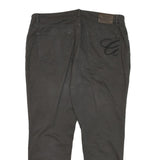 CONTE OF FLORENCE Womens Cotton Blend Slim Black Trousers W35 L26 Stylish