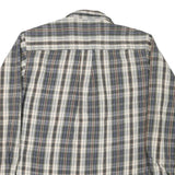 FIELD MASTER Mens Blue Beige Check Shirt M Cotton Blend Classic Casual
