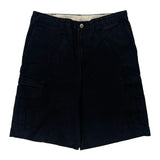 Dickies Cargo Shorts - 33W 11L Black Polyester Blend