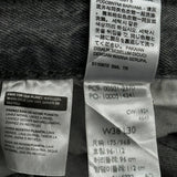 501 Levis Jeans - 38W 30L Grey Cotton