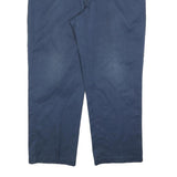 DICKIES Mens Relaxed Navy Blue Cotton Blend Trousers W40 L30 Workwear Zip