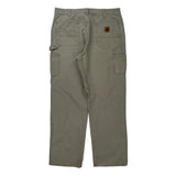 Carhartt Carpenter Trousers - 34W 31L Khaki Cotton