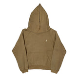 Polo By Ralph Lauren Hoodie - Large Beige Cotton