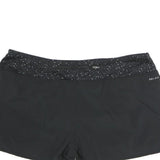 NIKE Womens Black Sports Shorts XL W36 Athletic Casual Polyester Dri-Fit