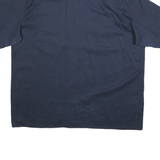 DICKIES Mens Navy Blue Work Shirt 2XL Cotton Blend Short Sleeve Button