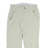 COLUMBIA Womens Polyester Blend Beige Relaxed Straight Trousers W28 L23 Outdoor