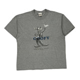 Goofy Disney T-Shirt - XL Grey Cotton