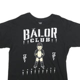 WWE Mens Black Balor Club Graphic T-Shirt L Short Sleeve Crew Neck