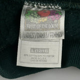 Made In USA 90S Blank Fruit Of The Loom Sweatshirt - Medium Green Cotton