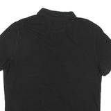 NAUTICA Mens Black Short Sleeve Polo Shirt XL Cotton Blend Classic Fit