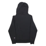 CHAMPION REVERSE WEAVE Womens Black Hoodie M Classic Pullover Cotton Blend