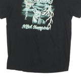 NIKE Mens Black Bucks NBA Champions Graphic T-Shirt M Crew Neck Short Sleeve