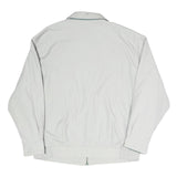CANDA Mens White Button Cotton Blend Jacket XL Plain Casual Outerwear