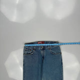 Levis 550 Jeans - 32W UK 12 Blue Cotton