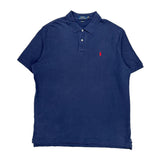 Polo By Ralph Lauren Polo Shirt - XL Blue Cotton