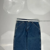 Wrangler Carpenter Jeans - 30W 30L Blue Cotton Blend
