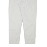 RIDERS Womens Cotton Blend White Relaxed Straight Trousers W32 L29 Casual