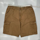 Wrangler Cargo Shorts - 36W 9L Brown Cotton