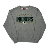 Green Bay Packers Nfl Football Sweatshirt - Medium Grey Cotton