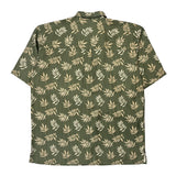 Jos. A. Bank Hawaiian Shirt - Large Beige Silk