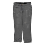 Carhartt Carpenter Trousers - 36W 32L Grey Cotton