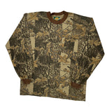 Cabelas Camo Long Sleeve T-Shirt - XL Camo Cotton