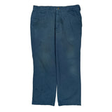 Carhartt Trousers - 36W 31L Blue Cotton