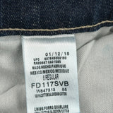 Dickies Jeans - 32W US 8 Dark Wash Cotton