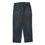 Dickies Double Knee Carpenter Trousers - 36W 30L Grey Cotton