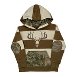 Age 6-7 Realtree Camo Hoodie - Medium Brown Cotton