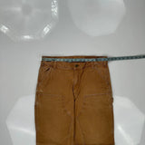 Carhartt Double Knee Carpenter Trousers - 36W 36L Brown Cotton