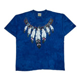 Ragtops Single Stitch T-Shirt - Large Blue Cotton