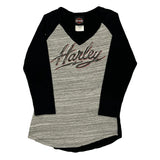 Baton Rouge Harley-Davidson Harley Davidson Long Sleeve T-Shirt - Small Black Cotton