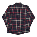Carhartt Checked Flannel Shirt - Large Navy Cotton