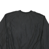 REEBOK Mens Black 2XL Polyester Blend Pullover V Neck Classic Jacket Sportswear