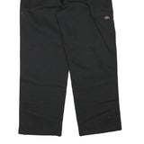 DICKIES Mens Black Polyester Blend Regular Fit Straight Leg Trousers W36 L32