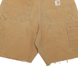 CARHARTT Womens Shorts Beige Casual Cotton Blend M W30 Utility Pockets Workwear