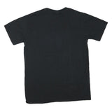 GILDAN Mens Black Rckstr Block Graphic T-Shirt M Short Sleeve Crew Neck Casual