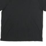 CHAPS Mens Black Short Sleeve Plain XL Cotton Blend Polo Shirt Casual