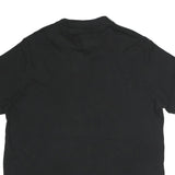 CHAPS Mens Black Short Sleeve Plain XL Cotton Blend Polo Shirt Casual