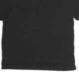 CHAPS Mens Black Short Sleeve Plain XL Cotton Blend Polo Shirt Casual
