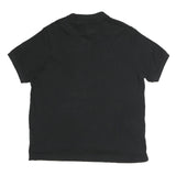CHAPS Mens Black Short Sleeve Plain XL Cotton Blend Polo Shirt Casual