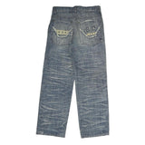 BLK Mens Jeans Regular Straight Denim Medium W27 L26 Distressed Pocket Detailing