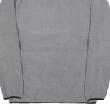 PUMA Mens Grey & Black Patterned Full Zip Jumper Crew Neck Polyester Blend S