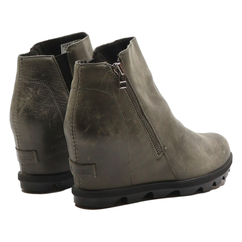 SOREL Ankle Boots Grey Leather Womens UK 7
