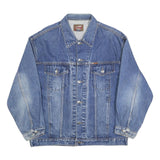 TWISTER Mens Blue Denim Jacket L Cotton Classic Button Closure Casual