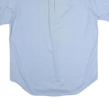 CARHARTT Mens Blue Short Sleeve Cotton Shirt L Casual Button Down