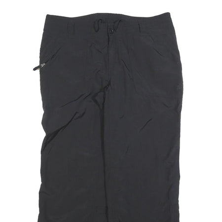 THE NORTH FACE Womens Black Relaxed Trousers W34 L30 Outdoor Zip Pockets